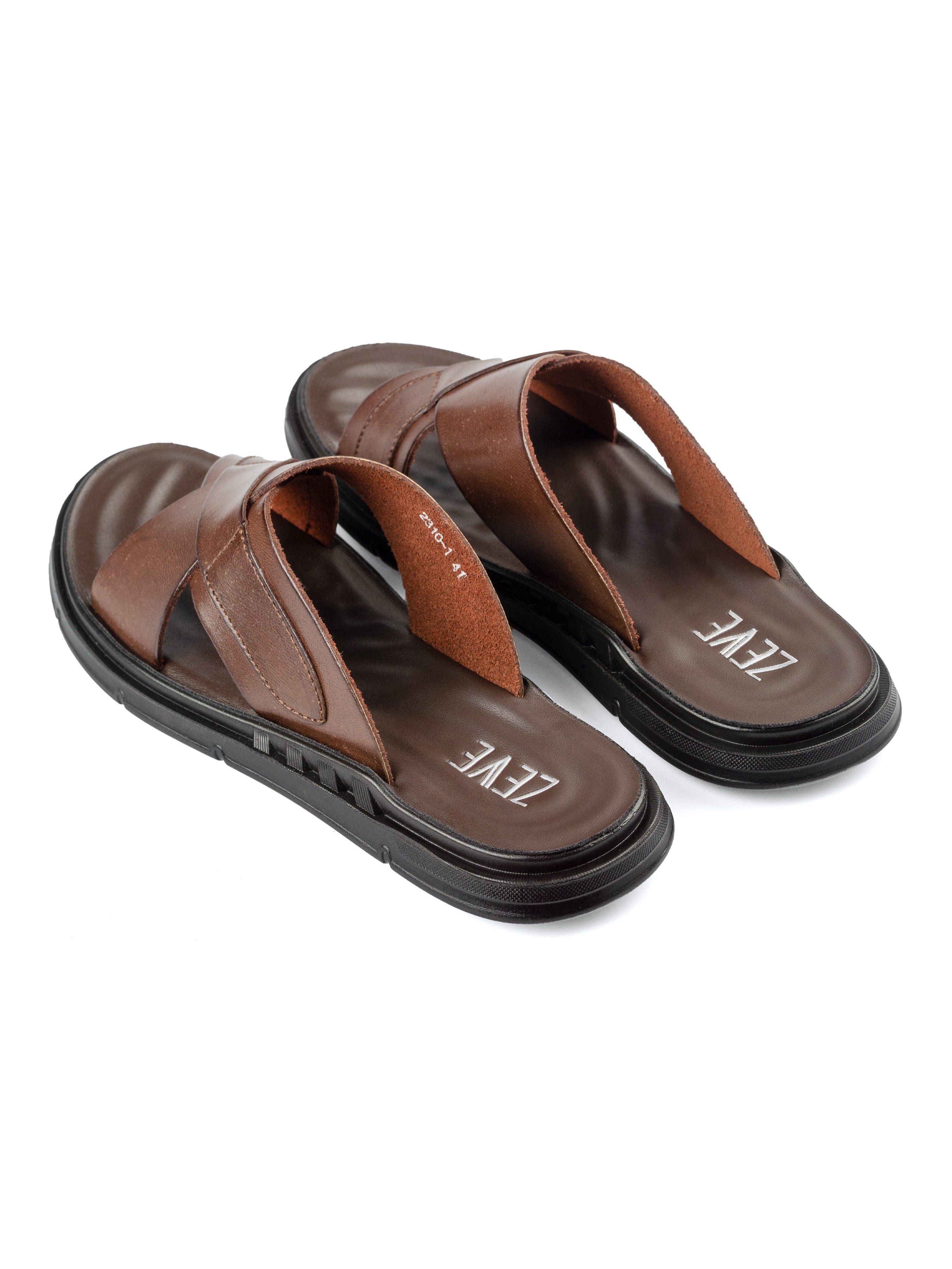 Juan Sandal - Coffee Leather