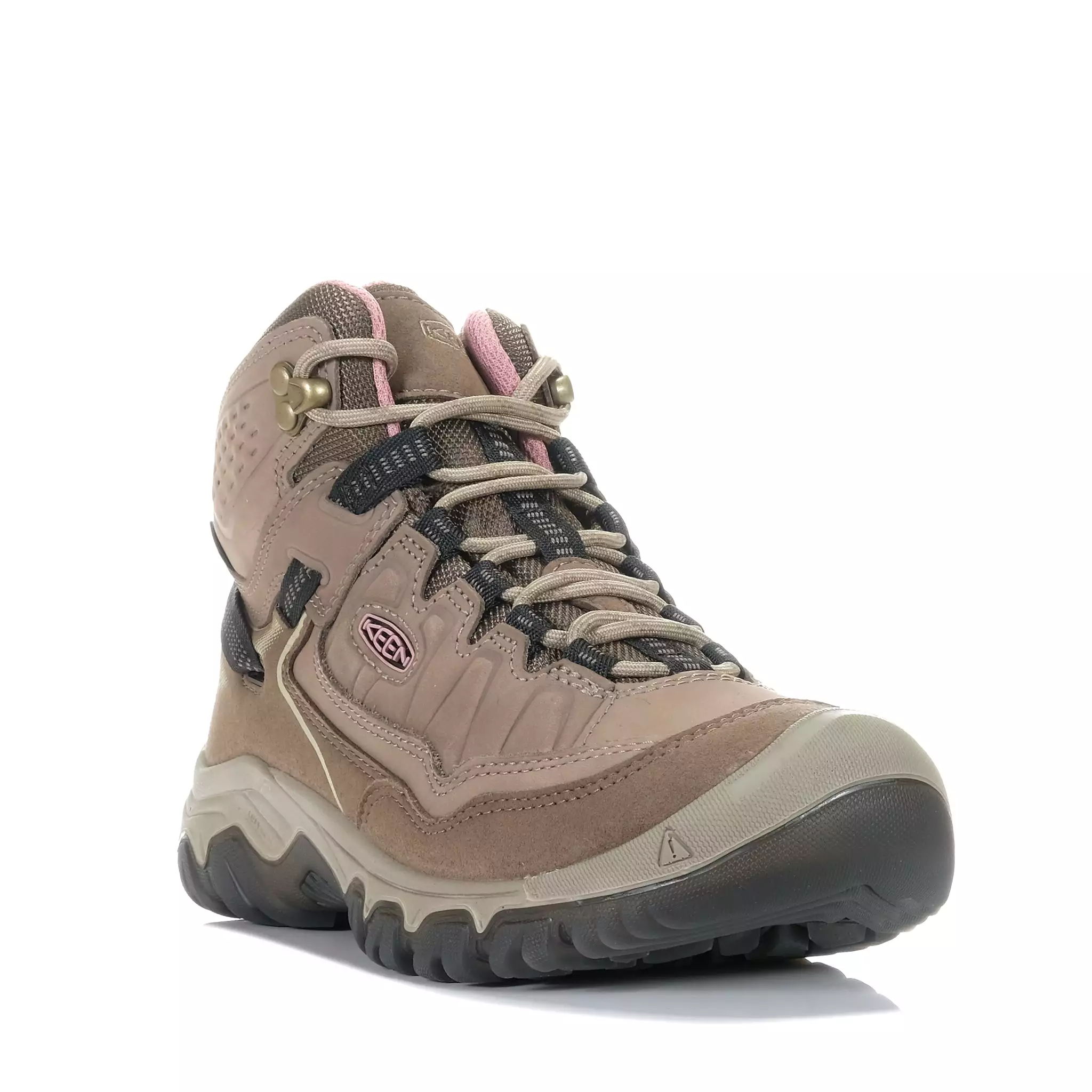 Keen Women's Targhee IV Mid Waterproof Brindle/Nostalgia Rose