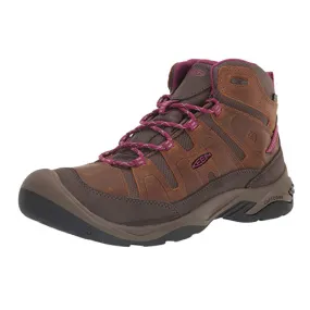 KEEN Women's Circadia Mid Waterproof Hiking Boot Syrup/Boysenberry