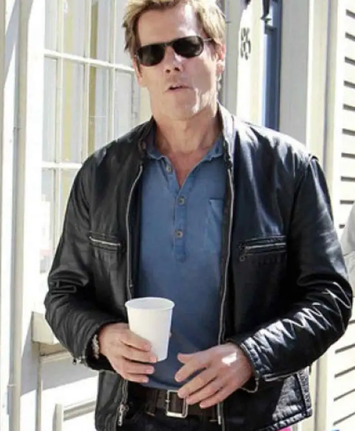 Kevin Bacon R.I.P.D Leather Jacket - Hayes | William Jacket