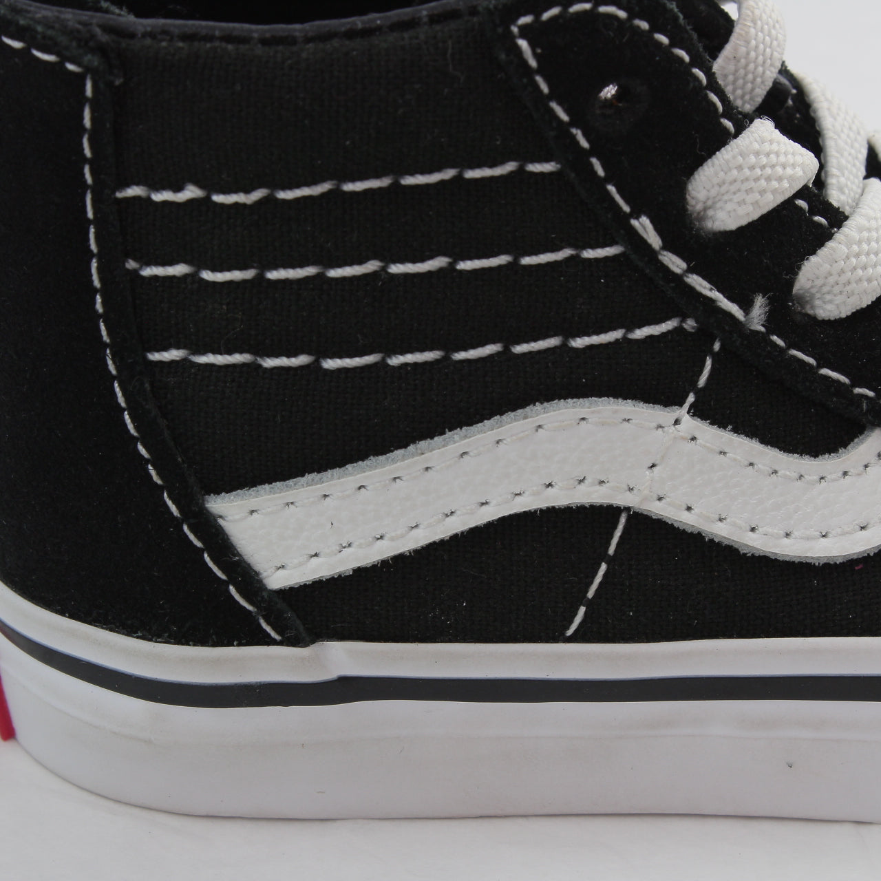 Kids Vans Sk8 Hi Zip Toddler Black White