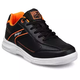 KR Strikeforce Mens Flyer Lite Black Orange Bowling Shoes