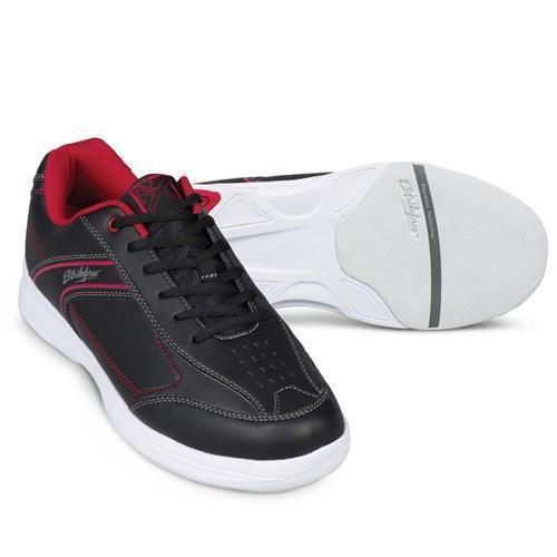 KR Strikeforce Mens Flyer Lite Black Red Bowling Shoes