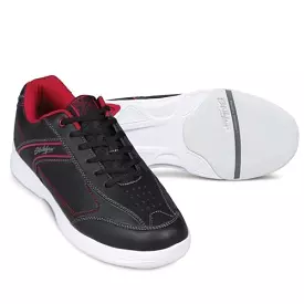 KR Strikeforce Mens Flyer Lite Black Red Bowling Shoes