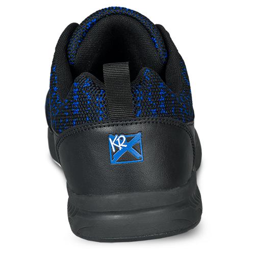 KR Strikeforce Mens Flyer Mesh Black/Royal Bowling Shoes Wide