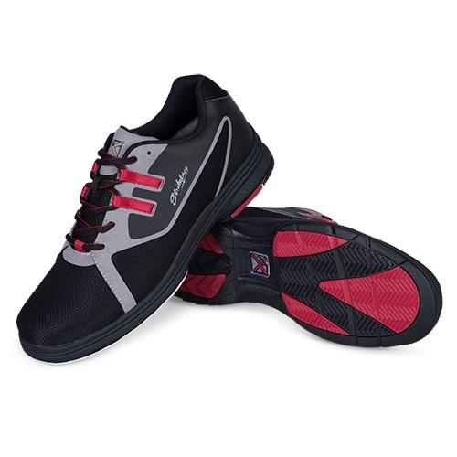 KR Strikeforce Mens Ignite Black/Grey/Red Right Hand Bowling Shoes