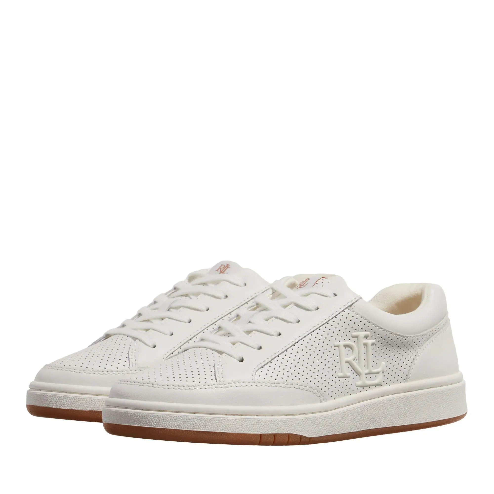 Lauren Ralph Lauren  Hailey 6 Sneakers Low Top Lace Snow White