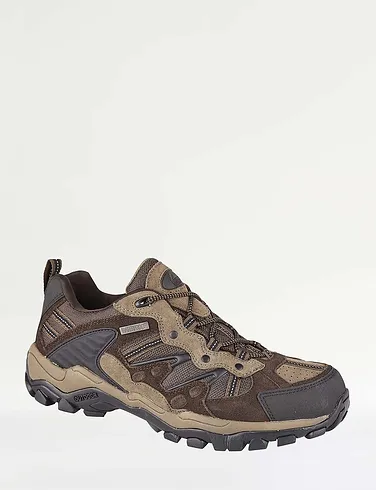 Leather Waterproof Lace Hiking Shoes