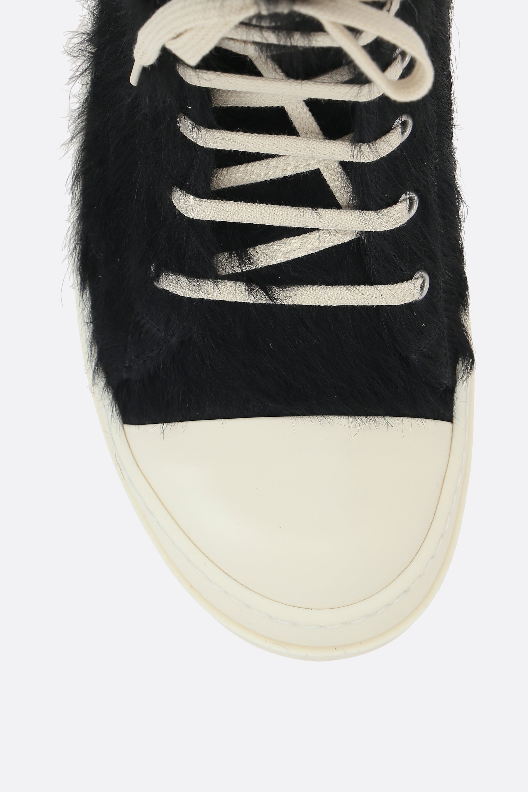 Lido calf hair high-top sneakers