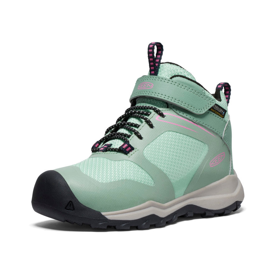 Little Kids' Wanduro Waterproof Boot  |  Granite Green/Ibis Rose