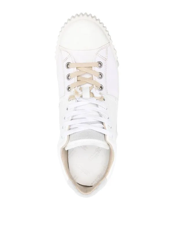 Maison Margiela Low-top lace-up sneakers with eyelet