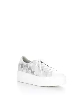 MARDI WHITE/SILGREY/CREAM Lace-up Trainers