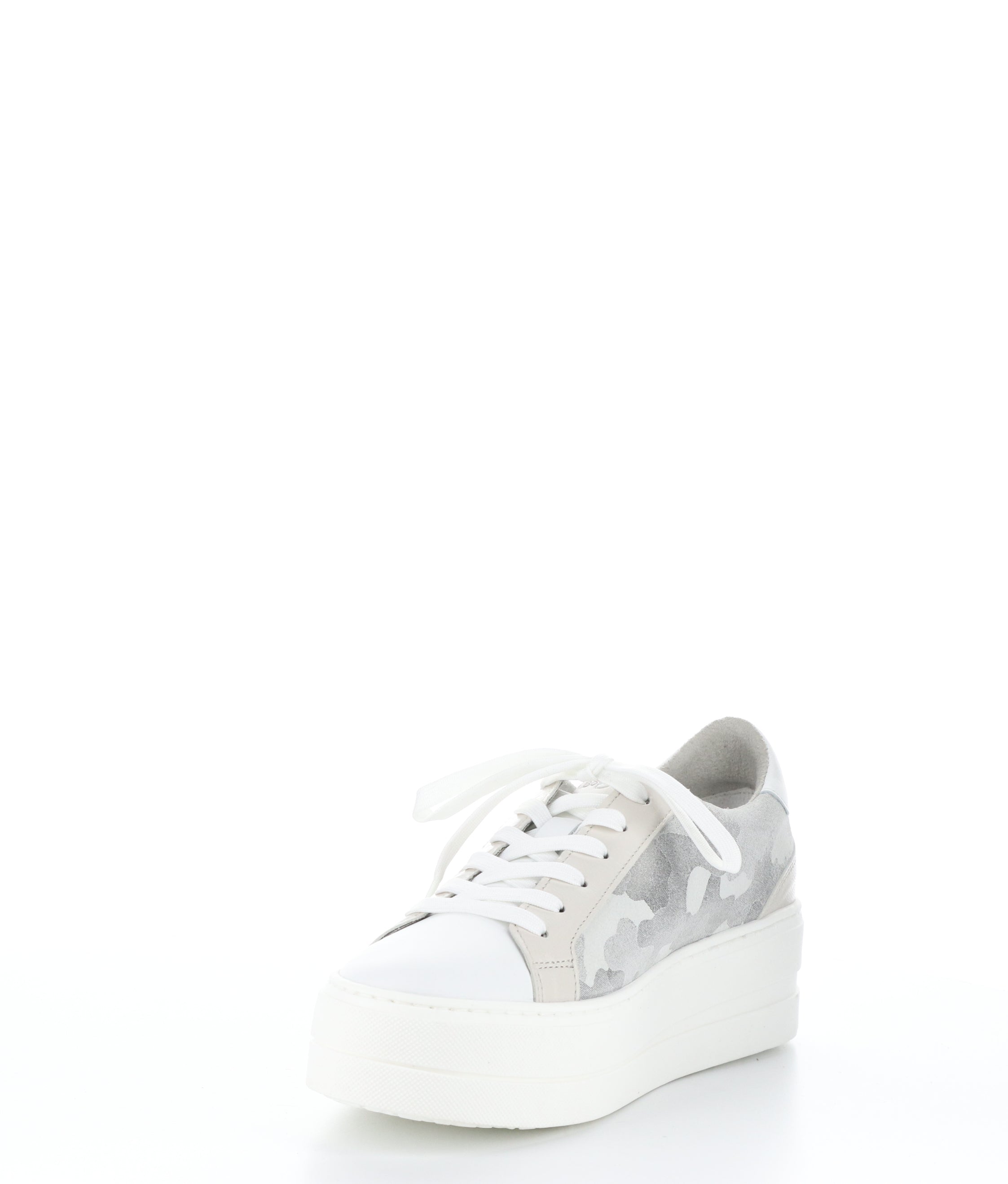 MARDI WHITE/SILGREY/CREAM Lace-up Trainers