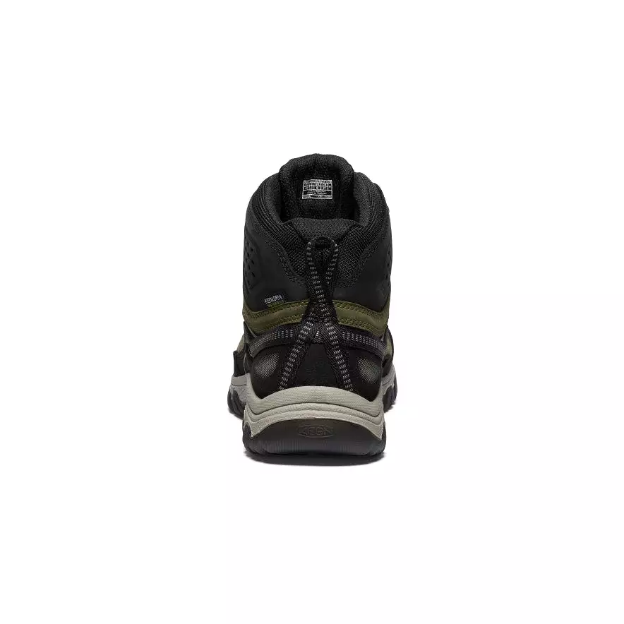 Men's Targhee IV Waterproof Hiking Boot  |  Dark Olive/Gold Flame