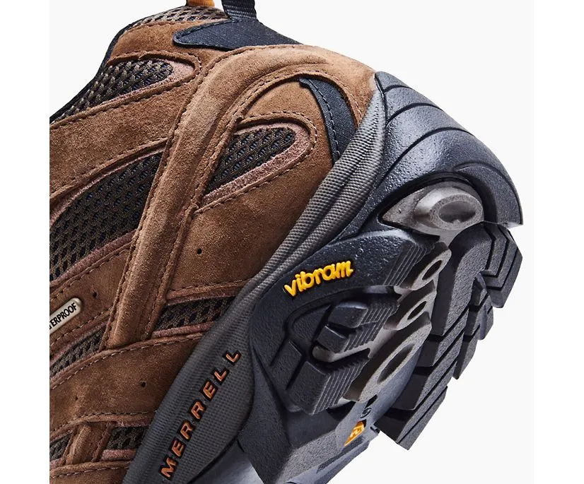 Merrell Mens Moab 2 Mid Waterproof Hiking Boot- Earth