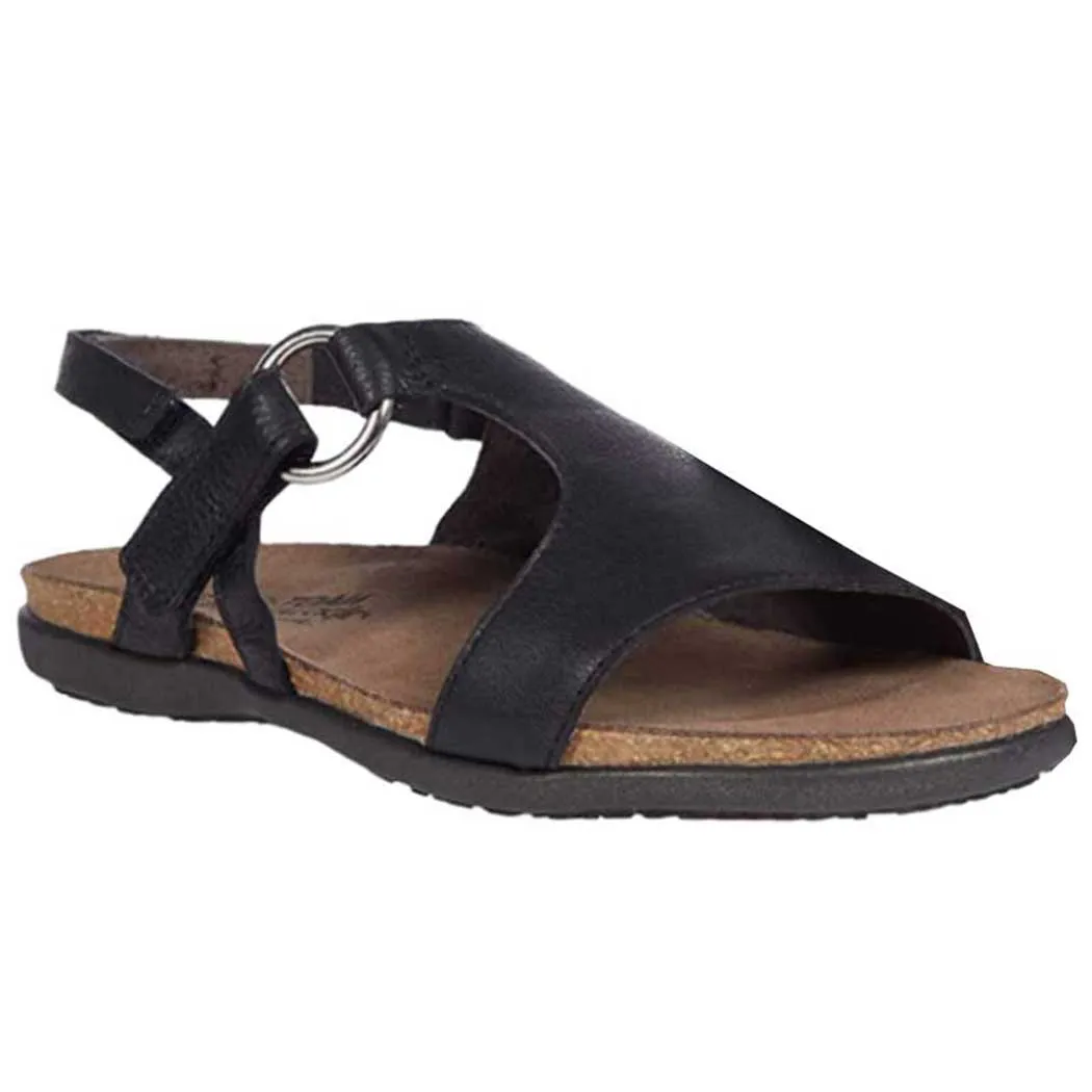 Naot Olivia Sandal Soft Black Leather (Women's)