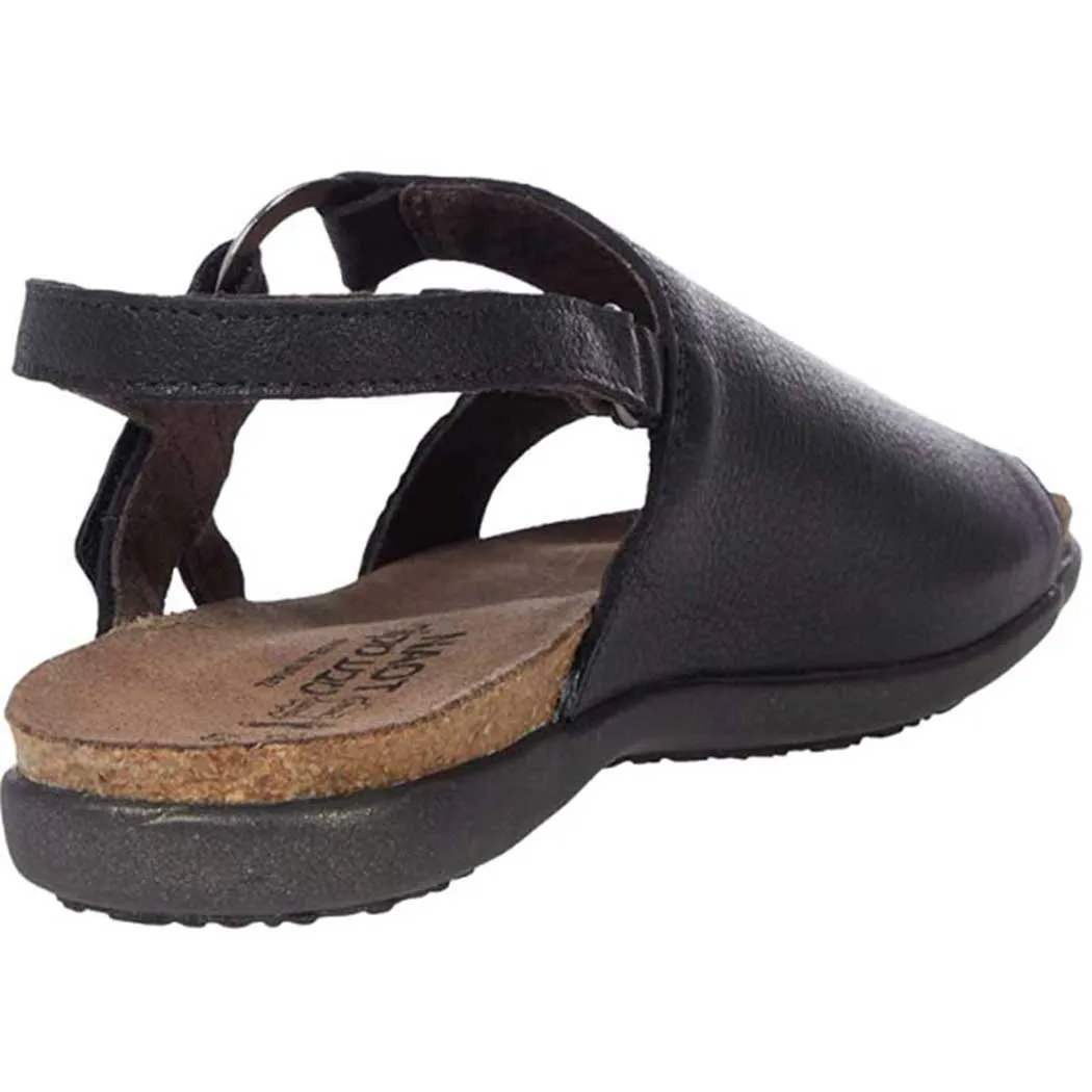 Naot Olivia Sandal Soft Black Leather (Women's)