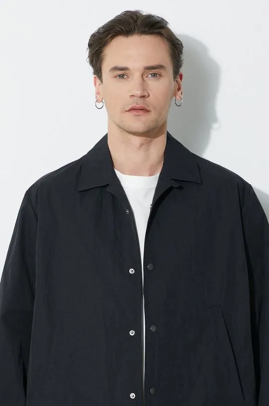 Neil Barrett jacket Boxy Coach Jacket men's black color MY11097A-Y039-001N