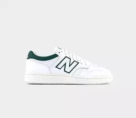 New Balance BB480 White Green Trainers