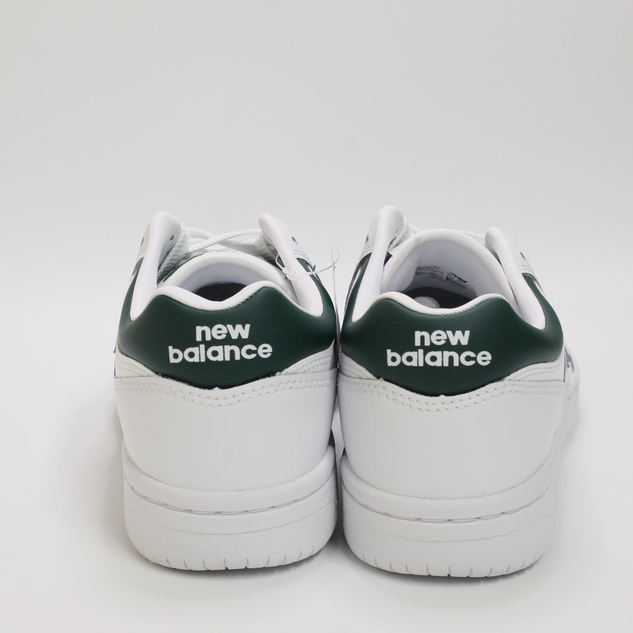 New Balance BB480 White Green Trainers