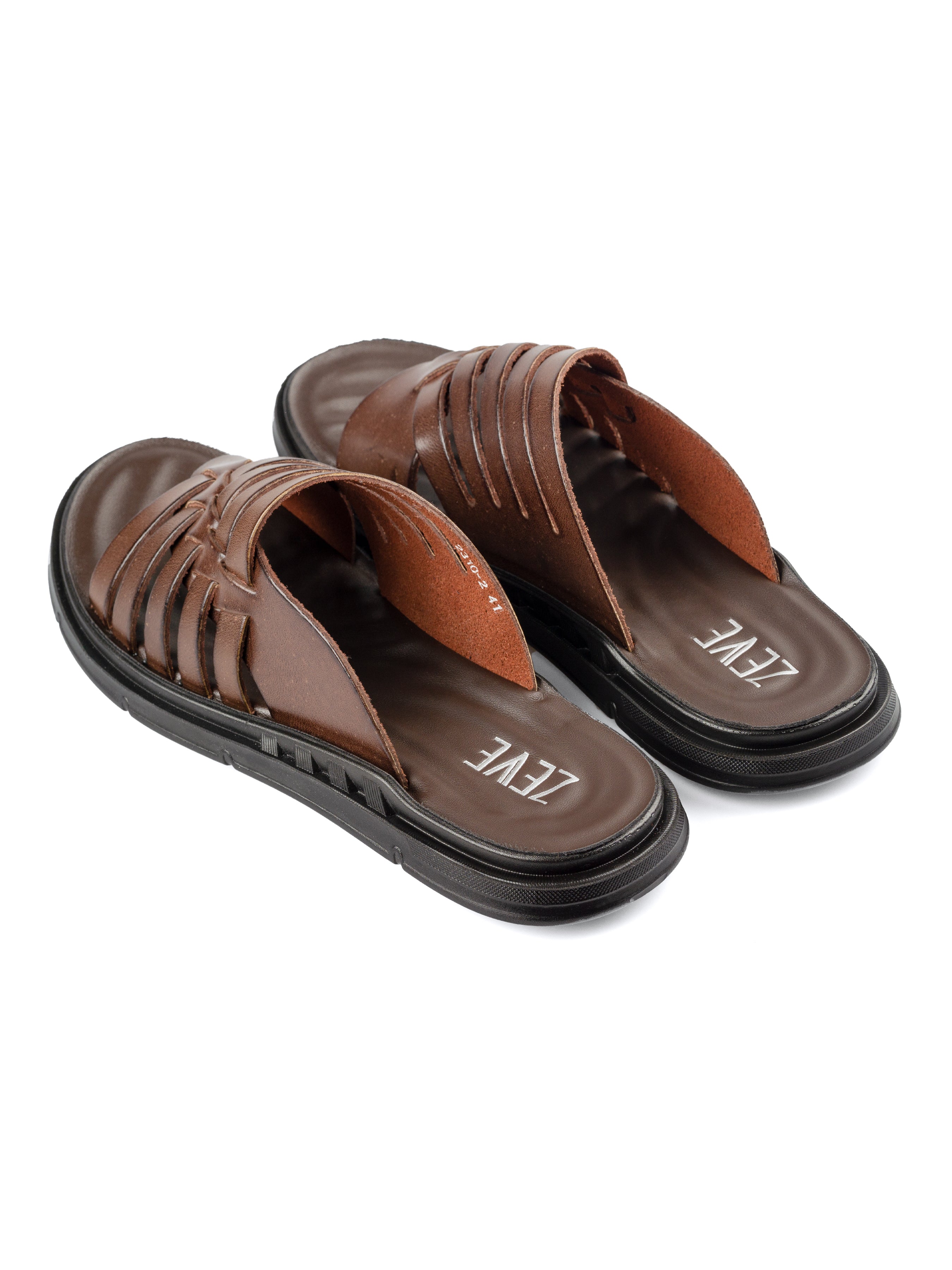 Nico Sandal - Coffee Leather