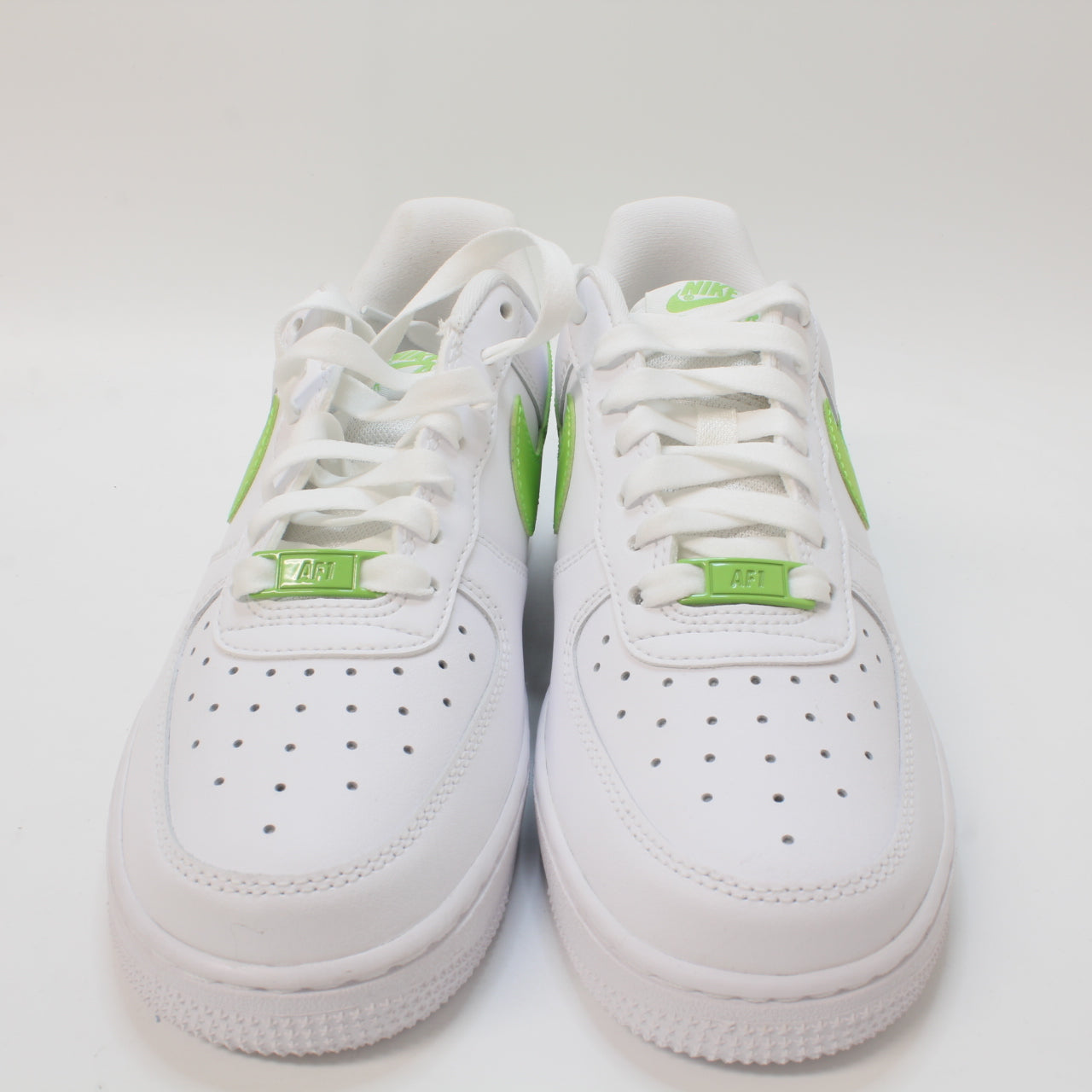 Nike Air Force 1 '07 White Action Green Uk Size 4