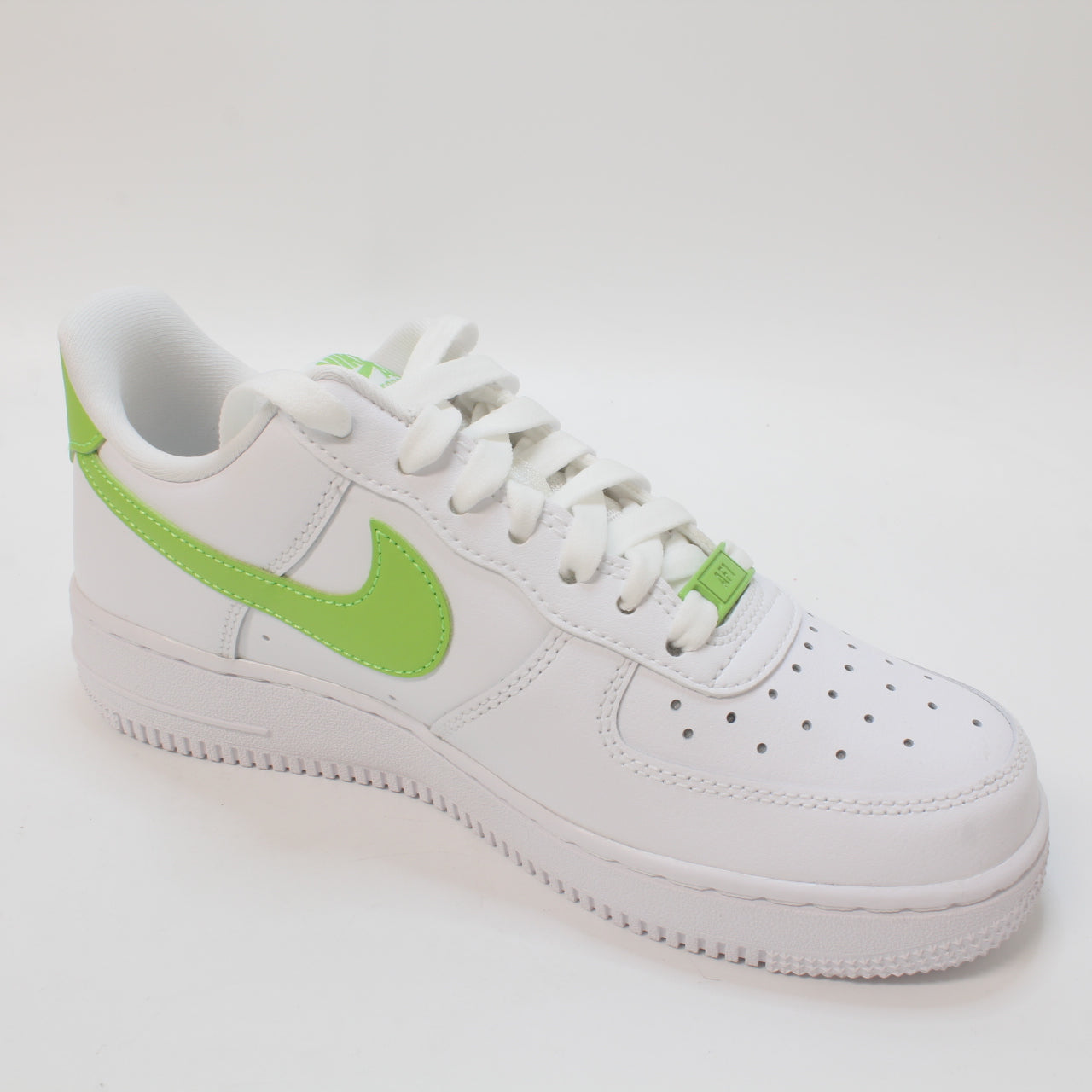 Nike Air Force 1 '07 White Action Green Uk Size 4