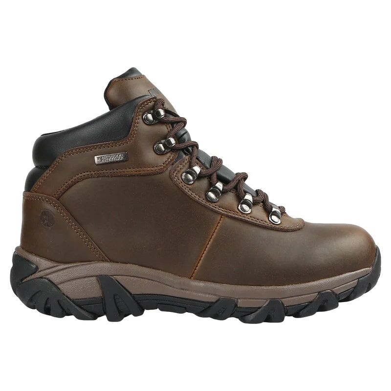 Northside Men's Vista Ridge Mid Waterproof Leather Hiking Boot in Brown