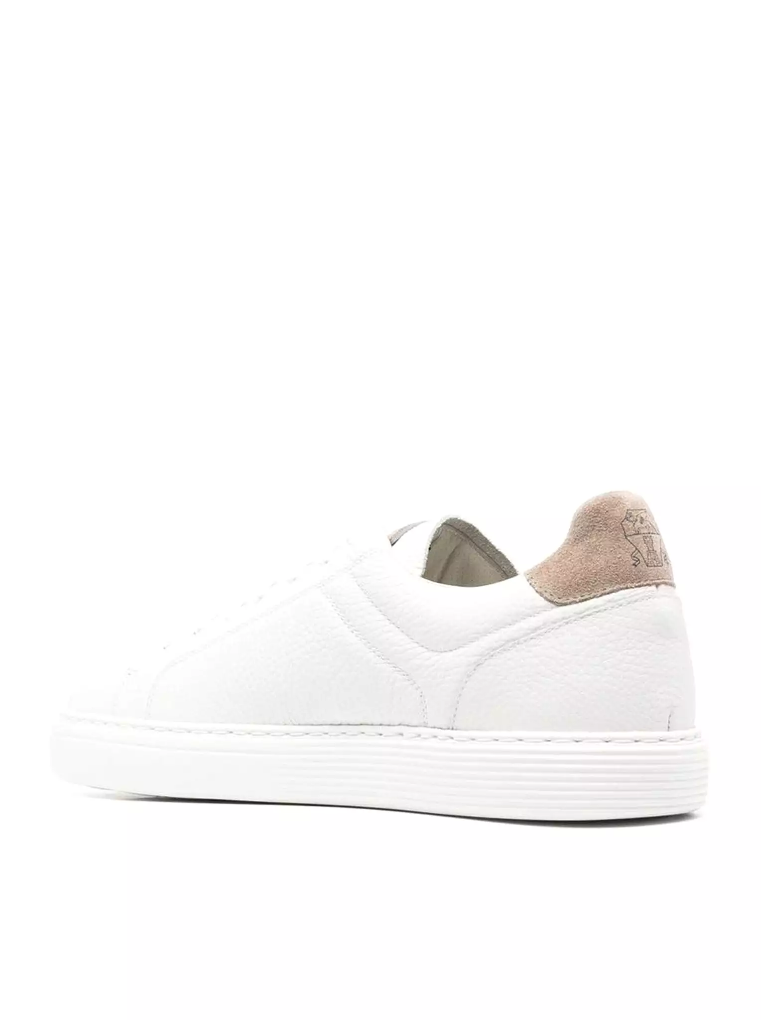 panelled low-top sneakers