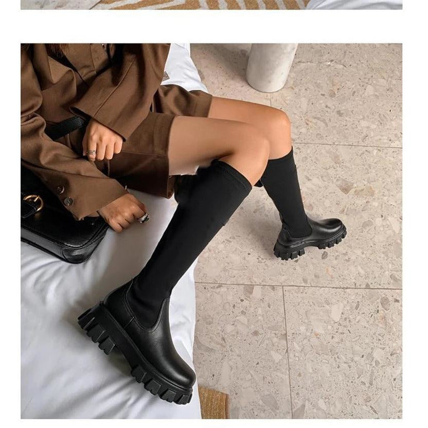 Platform Thigh High Boots