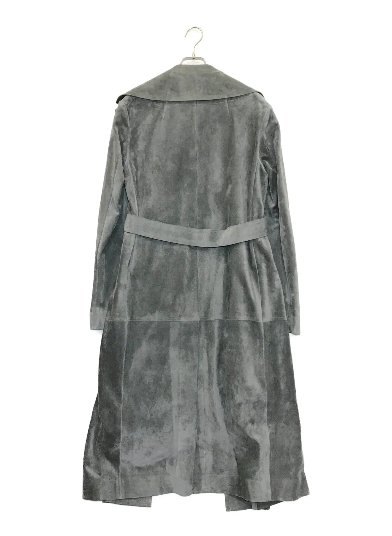 [Pre-owned] CELINE suede gown coat 28W556319