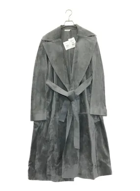 [Pre-owned] CELINE suede gown coat 28W556319