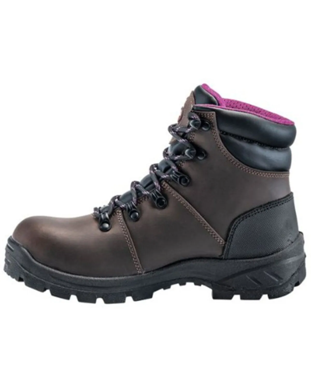 Product Name:  Avenger Women's Builder Mid 6" Lace-Up Waterproof Hiking Work Boot - Steel Toe