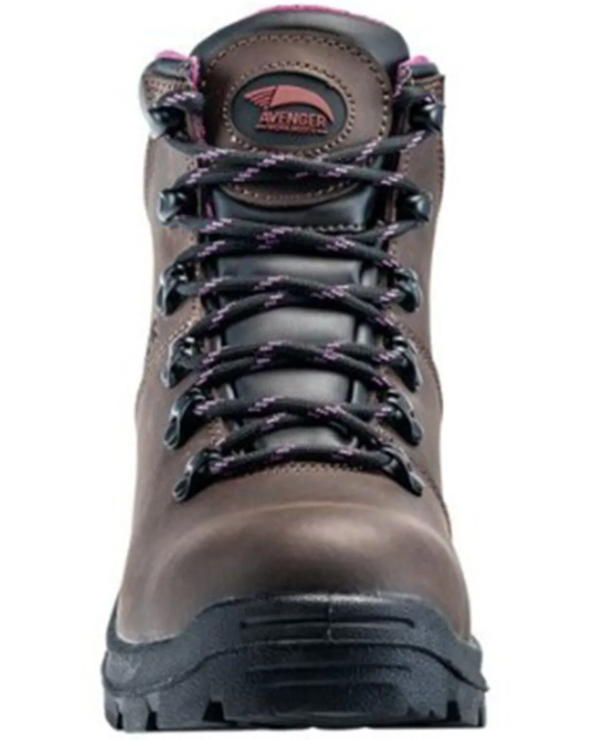 Product Name:  Avenger Women's Builder Mid 6" Lace-Up Waterproof Hiking Work Boot - Steel Toe