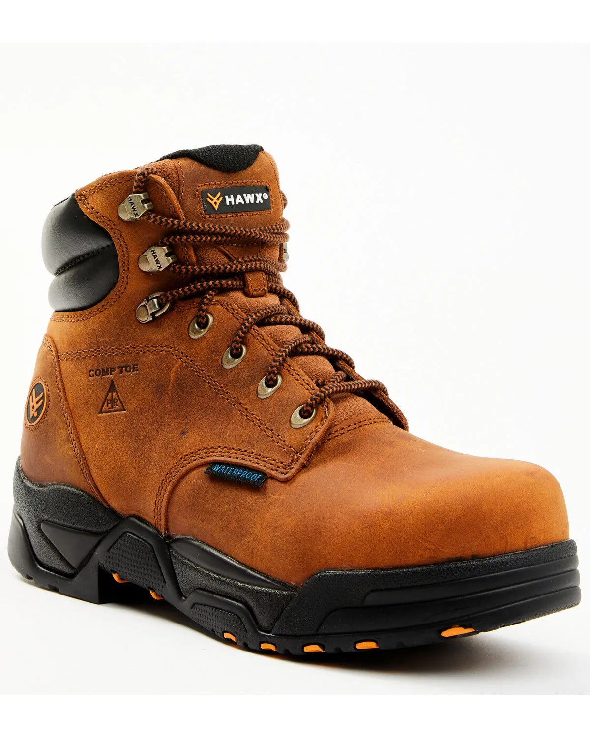 Product Name:  Hawx Men's Enforcer 6" Lace-Up Waterproof Hiking Work Boot - Composite Toe