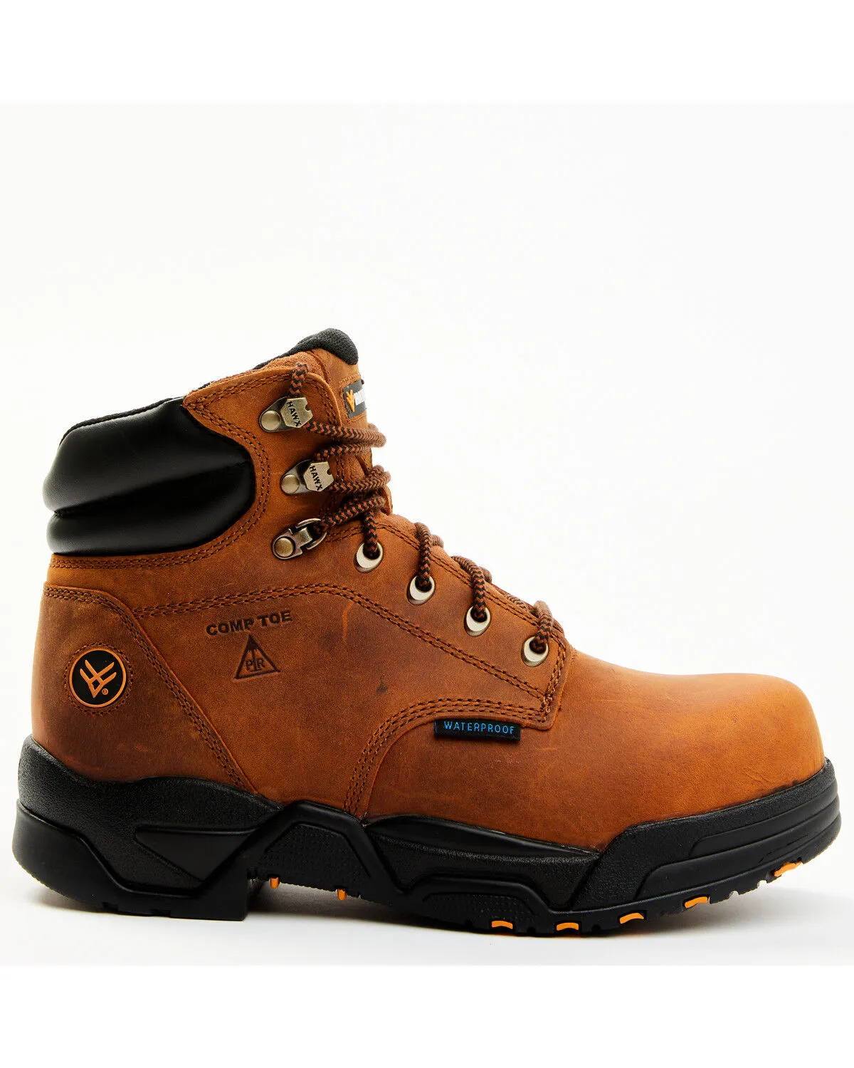 Product Name:  Hawx Men's Enforcer 6" Lace-Up Waterproof Hiking Work Boot - Composite Toe