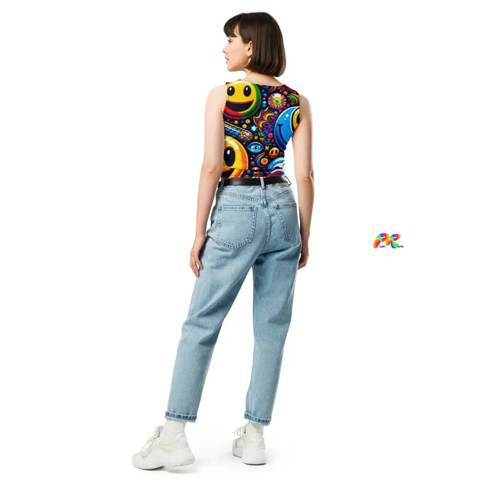 Rave Dreamscape Crop Top