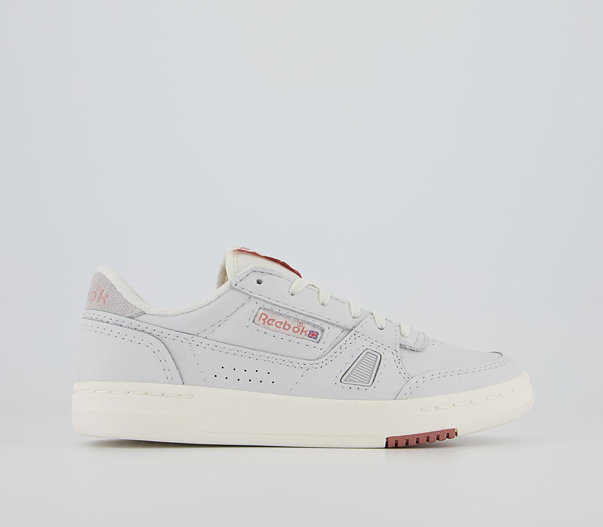 Reebok Lt Court White Pink Trainers