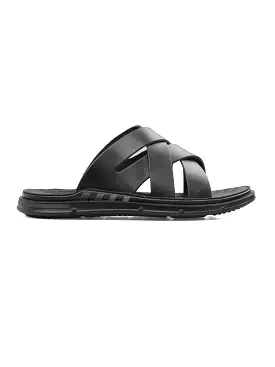 Remy Sandal - Black Leather