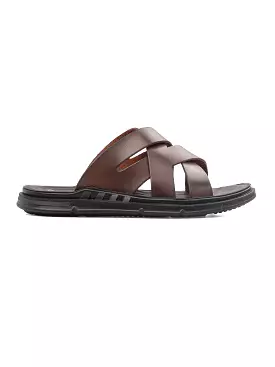 Remy Sandal - Coffee Leather