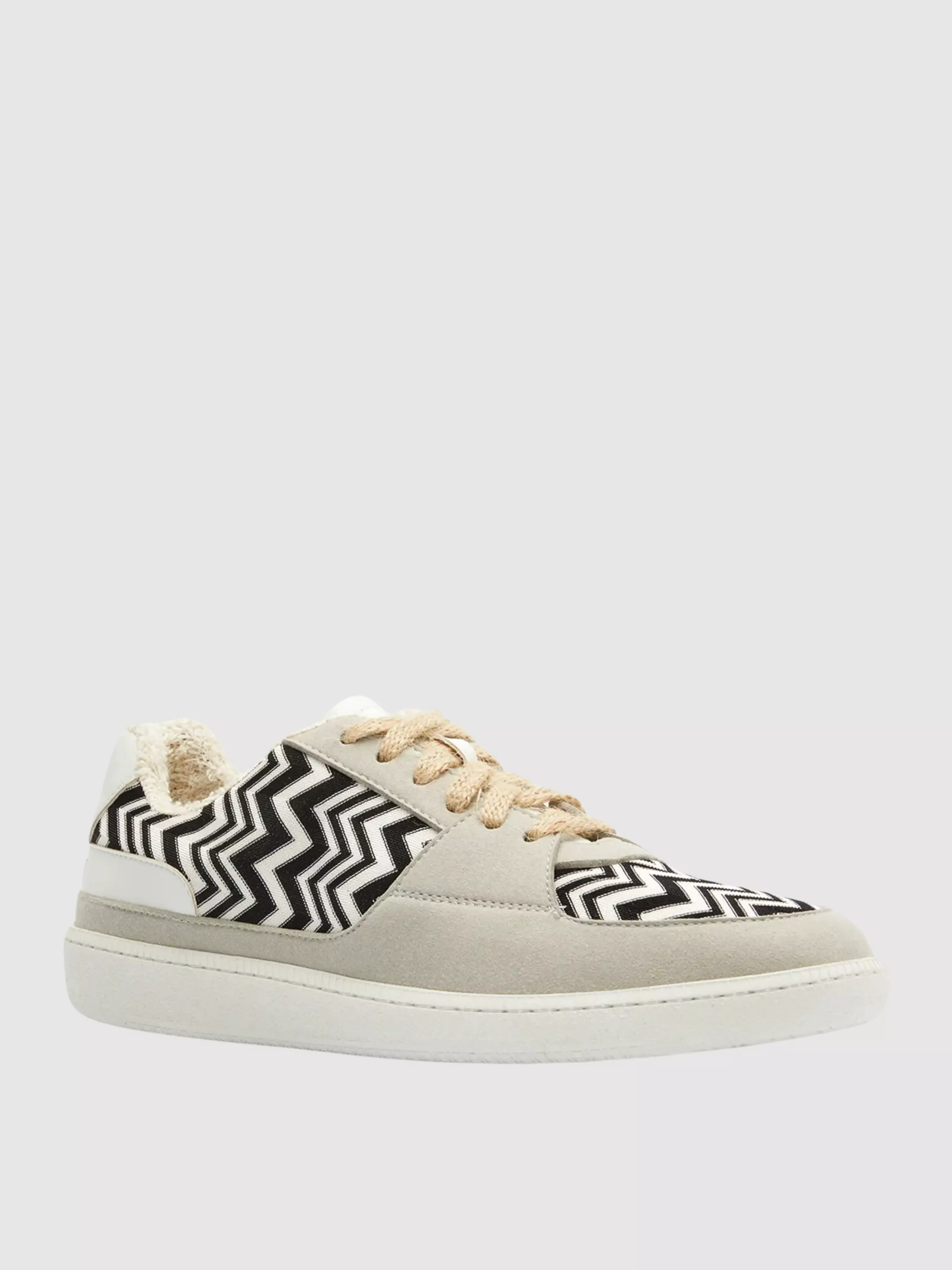 Replica Zigzag Canvas Low-Top Sneakers