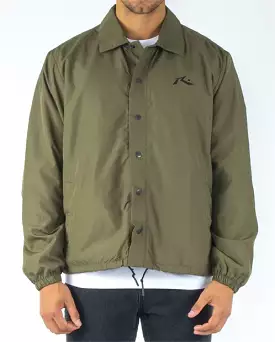 Rusty USA Base Coaches Jacket GREEN