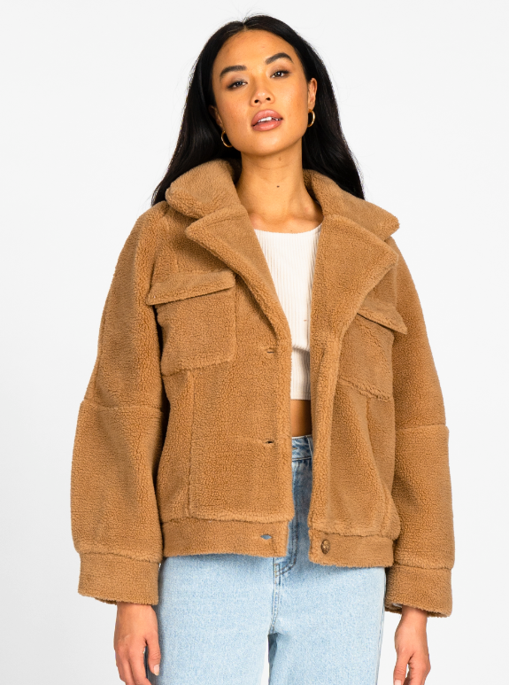 Rusty USA Keepsake Sherpa Jacket