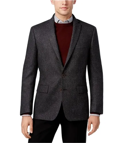 Ryan Seacrest Mens Flecked Two Button Blazer Jacket