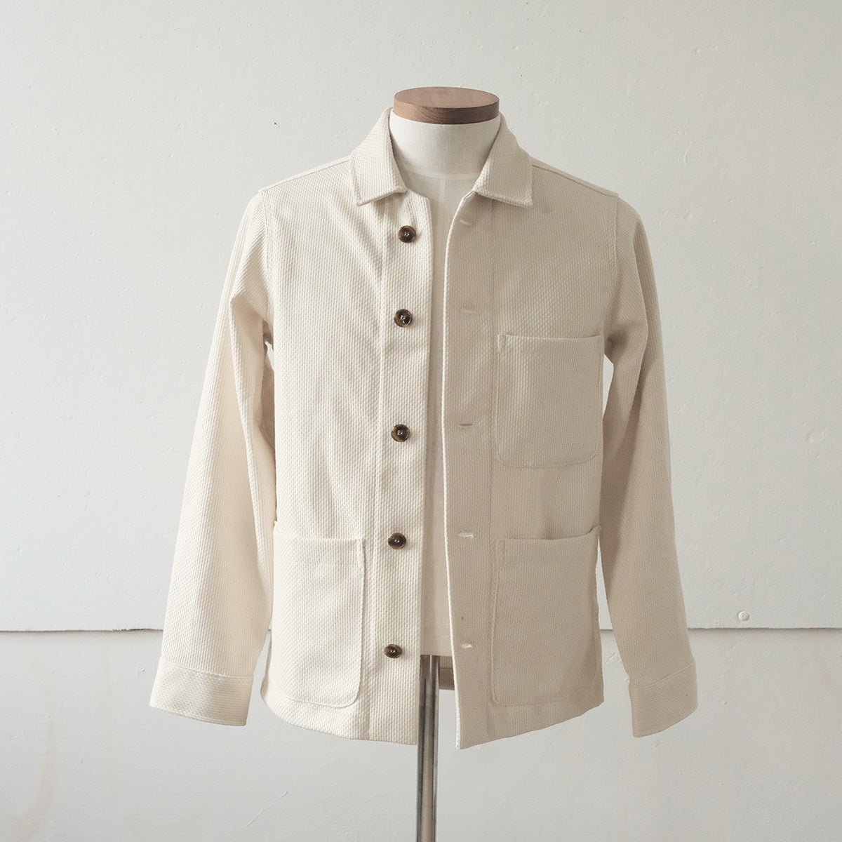 Sashiko Studio Coat - Natural