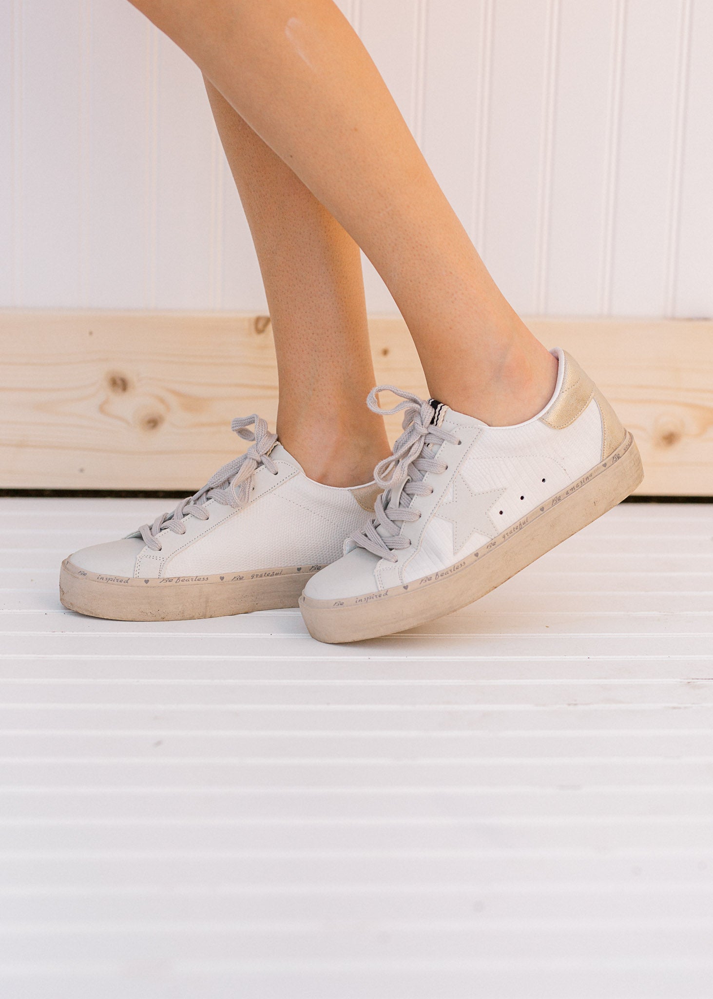 SHU SHOP Reba Sneakers in Bone