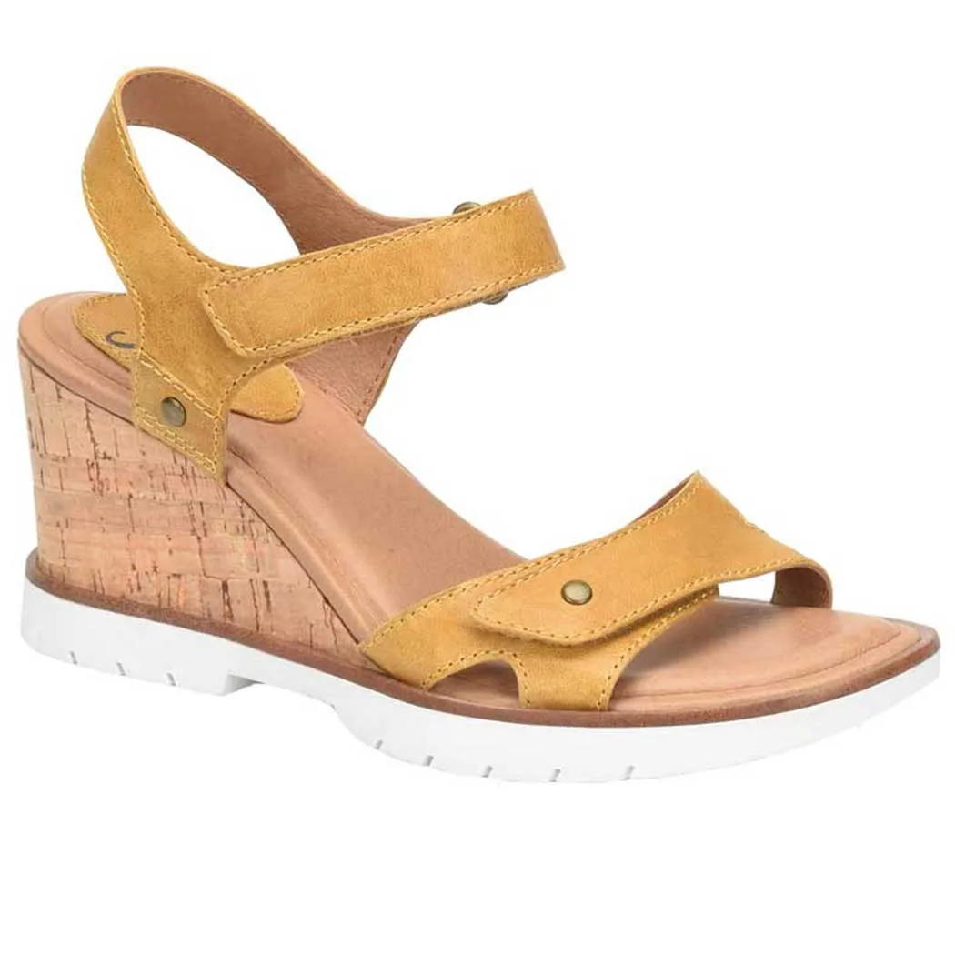 Sofft Cyndy Wedge Sandal Lemon Yellow (Women's)