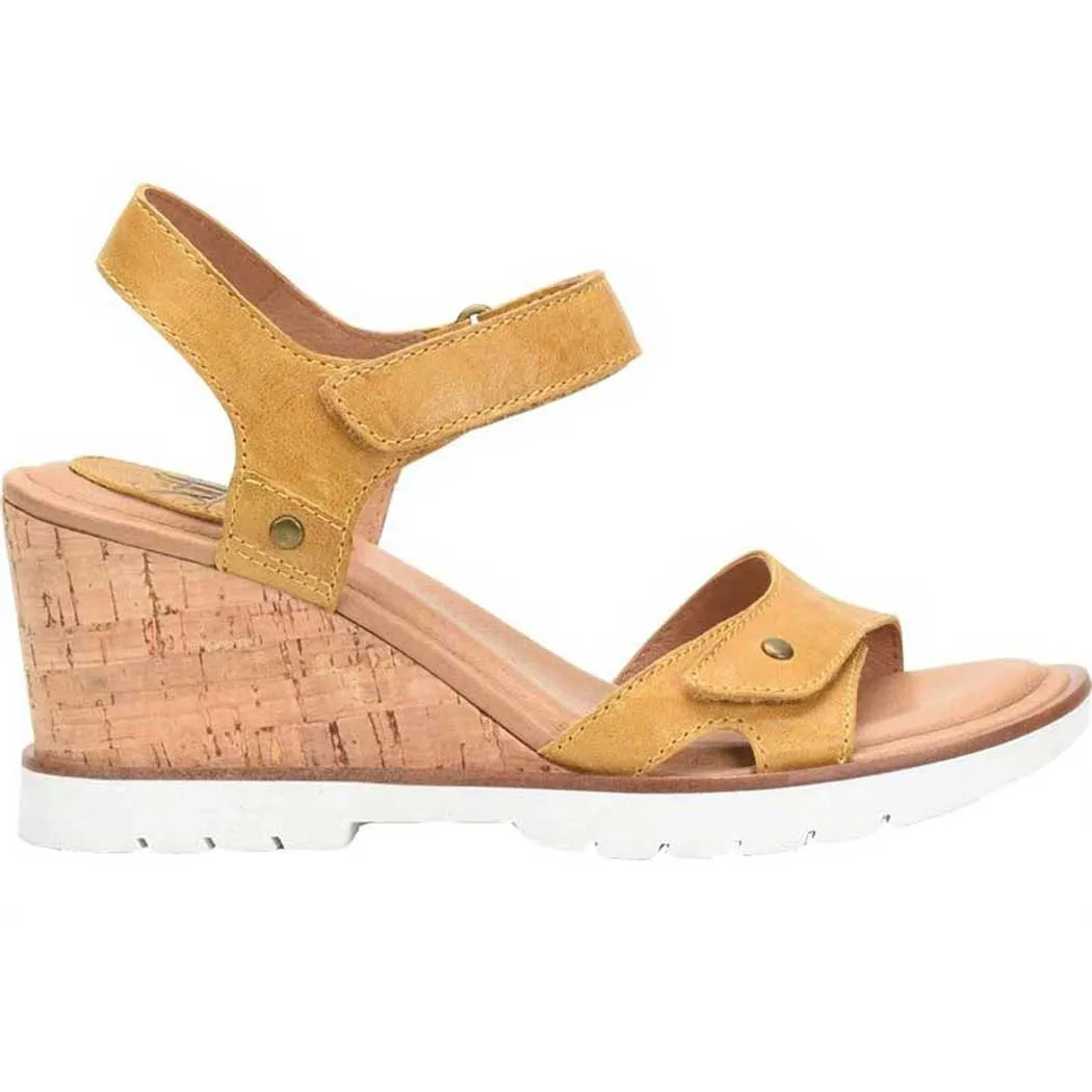 Sofft Cyndy Wedge Sandal Lemon Yellow (Women's)