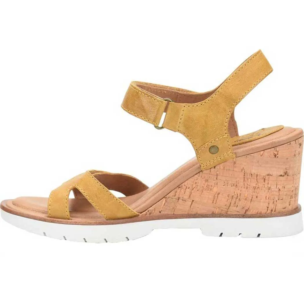 Sofft Cyndy Wedge Sandal Lemon Yellow (Women's)