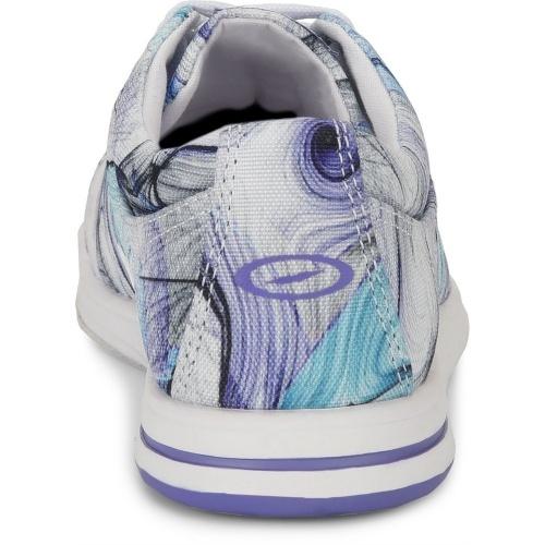 Storm Womens Meadow White Purple Swirl Bowling Shoes